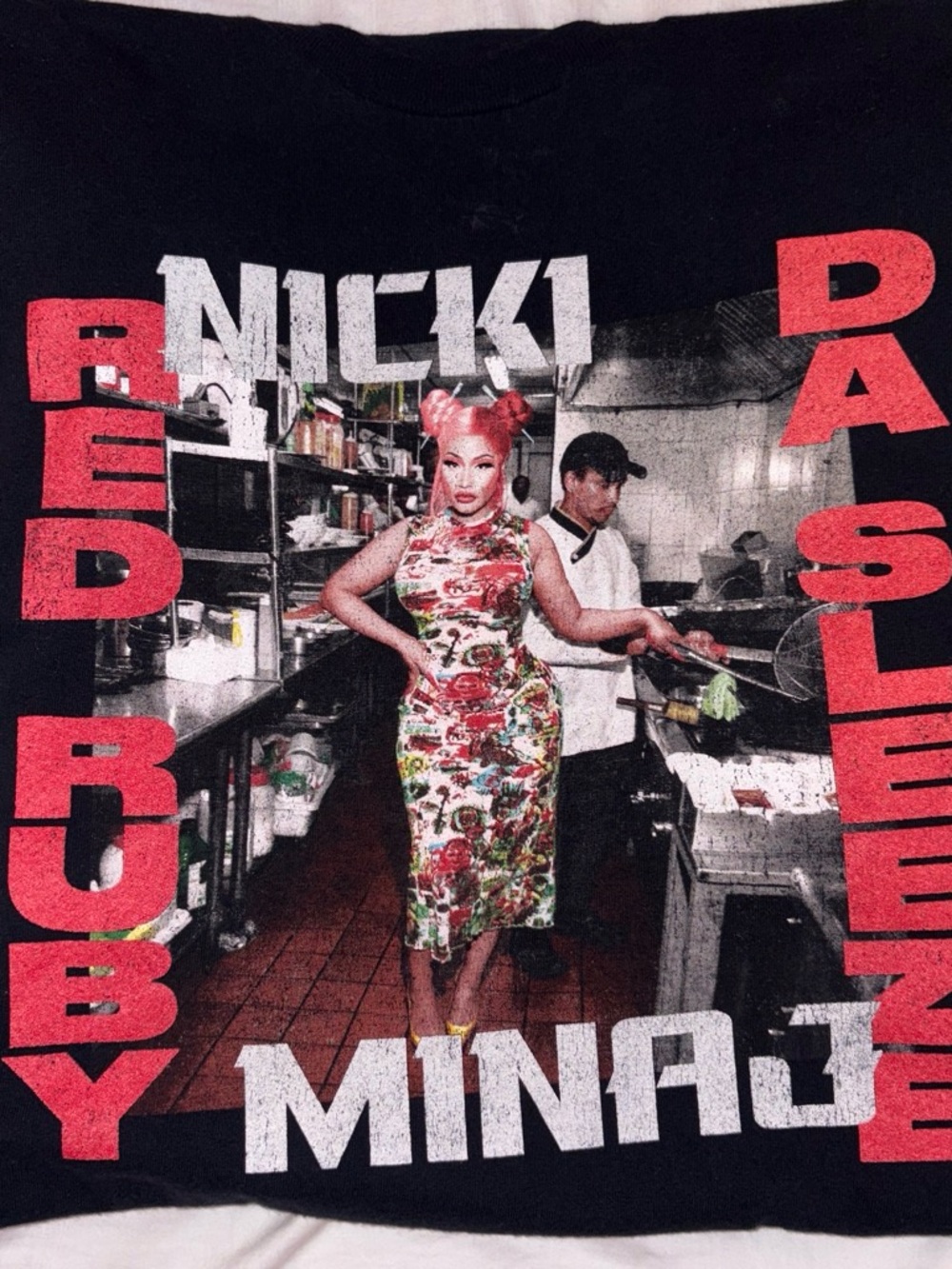 Nicki Minaj Kids Graphic Dress Tee - Black, Red, Multicolor